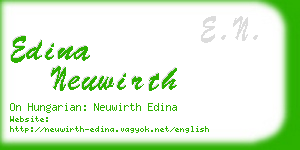 edina neuwirth business card